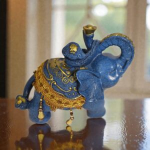 Royal Blue Elephant Showpiece