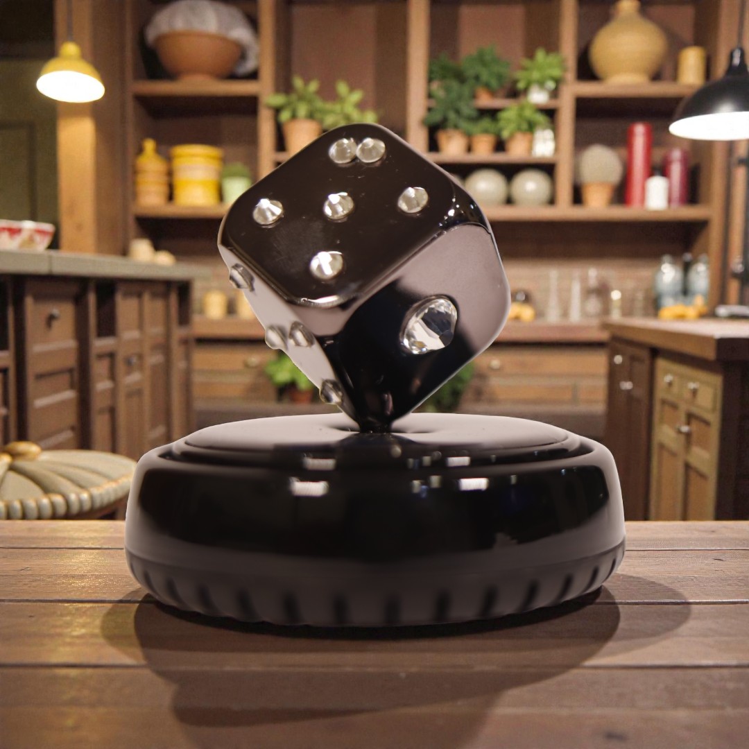 Crystal Dice Rotating Showpiece - Image 2