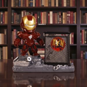 Iron Man Miniature Pen Stand – Superhero Desk Organizer