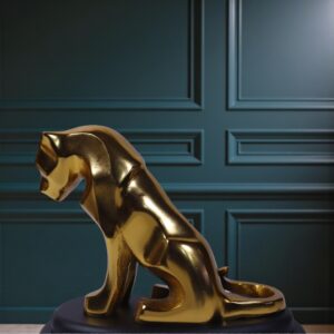 Golden Panther Statue
