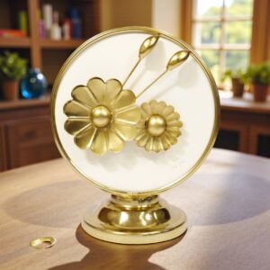 Golden Bloom Floral Table Accent