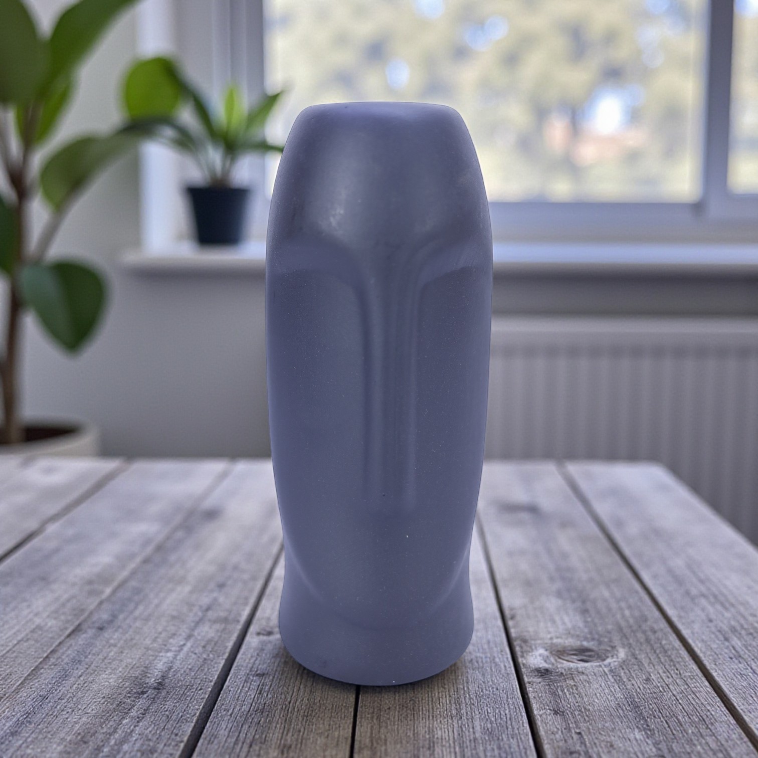 Eclipse Face Minimalist Sculptural Vase